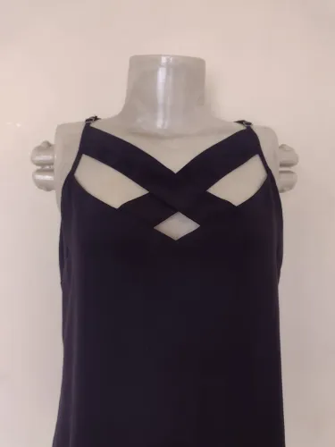 Blusa preta zinzane feminino P