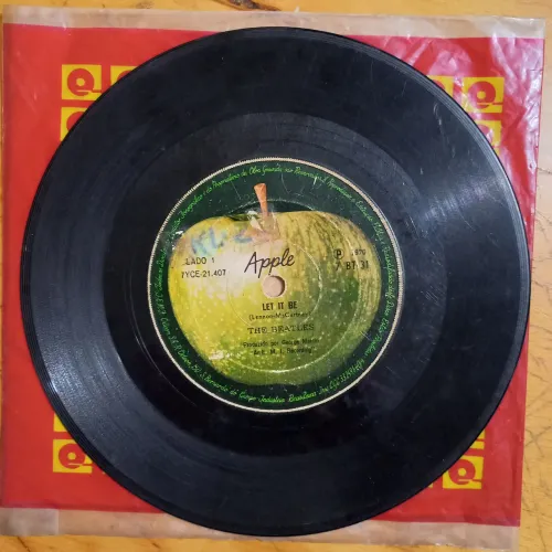 The Beatles- Disco de vinil Silgle - Let it be