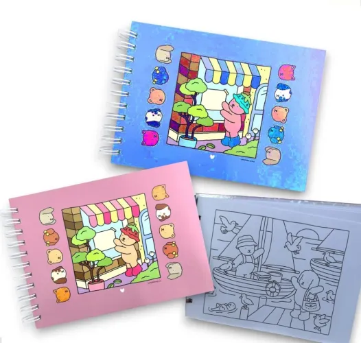 Livro bobbies goods colorir kit com 2