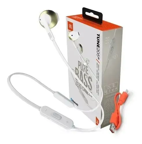 FONE OUVIDO BLUETOOTH JBL TUNE 205BT - ORIGINAL
