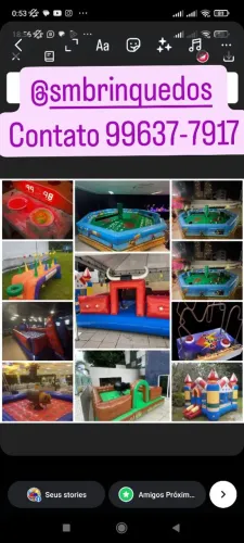 Locação de brinquedos