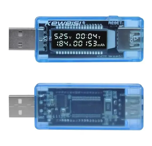 Testador USB de Voltagem e Corrente Digital (Novo)