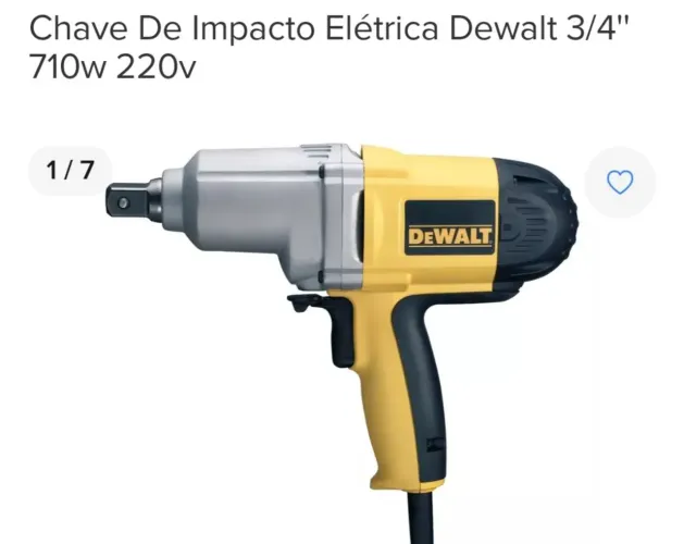 Chave de Impacto Elétrica Dewalt 3/4" 710W 220V