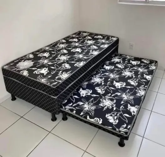 Cama solteiro-com Auxiliar 
