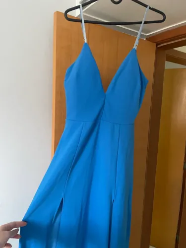 Vestido de festa longo Azul Royal