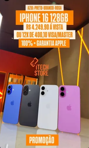 DISPONÍVEL NA LOJA IPHONE 16