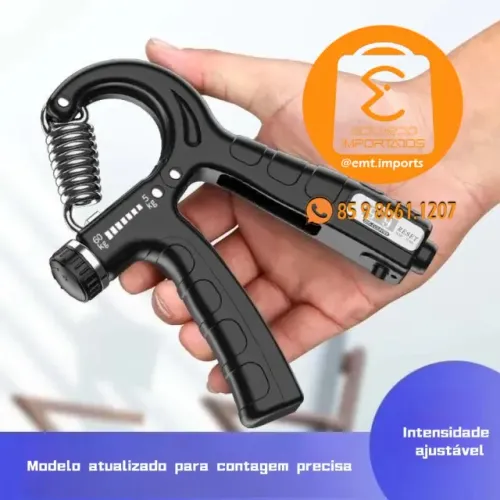 Hand Grip Com Mola Ajustável Até 60kg Com Contador ON-EM24