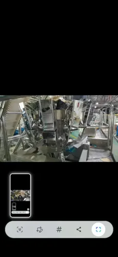 Máquina de embaladora industrial a vacuo