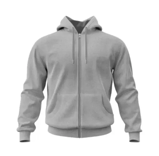 Blusa Moleton Capuz e Zíper Flanelado M