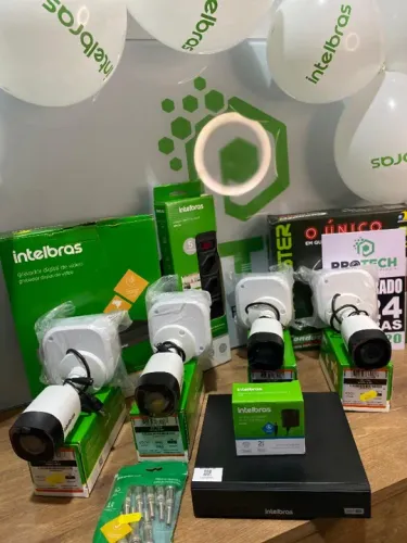 Kit 4 Câmeras de Segurança Completo Com Instalação e Garantia