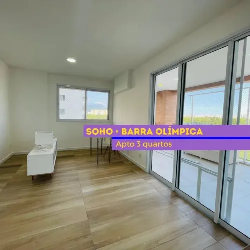 Soho Barra Olímpica 102 m2 3 suites lazer completo ao lado do Shopping