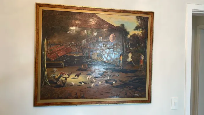 Pintura Óleo Sobre Tela PAPAS STEFANOS 0,90X1,10