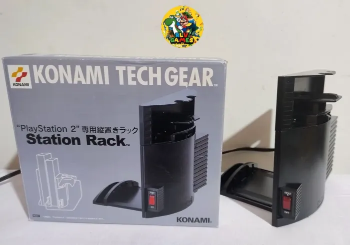 Suporte Vertical ( Station Rack ) Konami Tech Gear para PlayStation 2