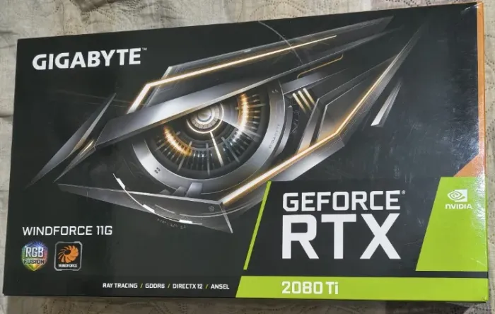 Placa de Vídeo Nvidia Gigabyte RTX 2080 Ti 11GB OC
