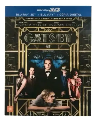 O Grande Gatsby - Blu-ray (3D + 2D) Luva Lenticular (Dois Discos)