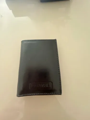 Carteira Porta Cartão em Couro - Marrom