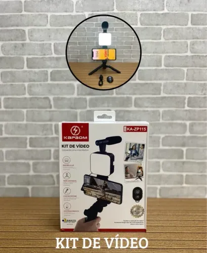 Kit de Vídeo para Celular - Gravações Profissionais!