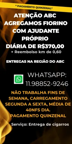 Agrega-se fiorino acima de 2018