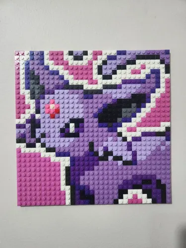 Quadro Decorativo Espeon Pokemon Eeveelution Gamer