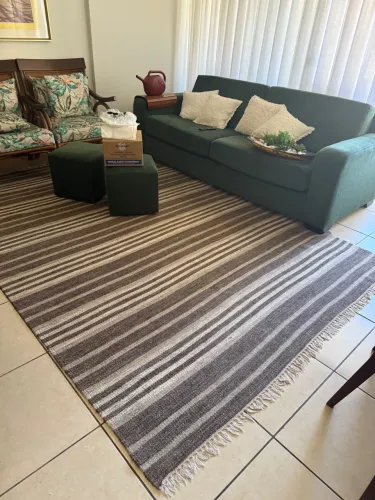 Tapete de fibras naturais (3m x 2m)