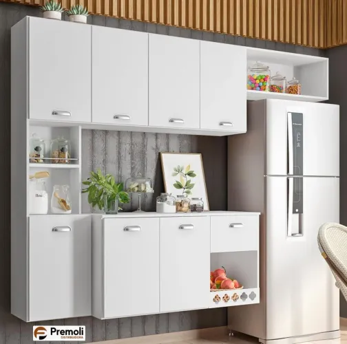 Armário de cozinha completo e moderno