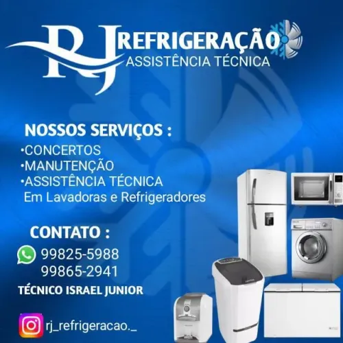 Técnico em Refrigeração e máquina de lavar 