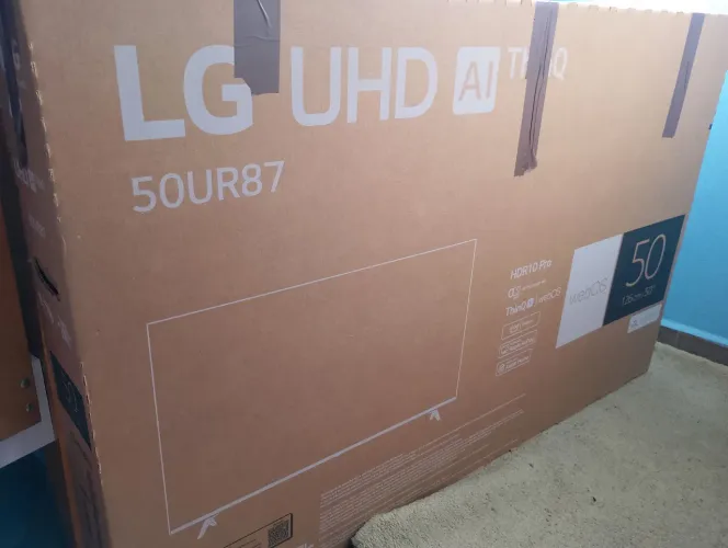 TELA CRISTAL DANIFICADA TV LG 50UR87 50 Polegadas UHD