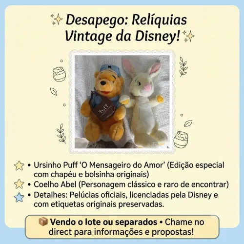 Pelúcias Disney Vintage