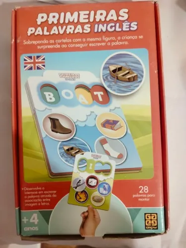 Jogo primeiras palavras em inglês
