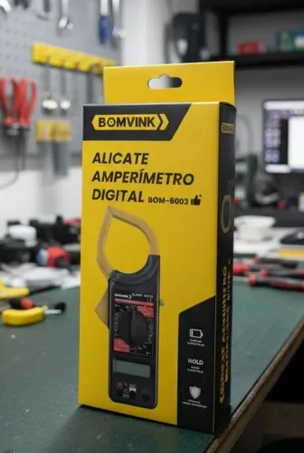 Alicate Amperímetro Digital - Bomvink (bom-6003) *ENTREGA GRÁTIS*
