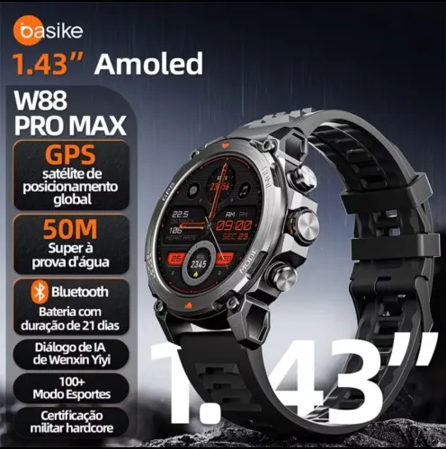 Basike relógio smartchwatch Bluetooth