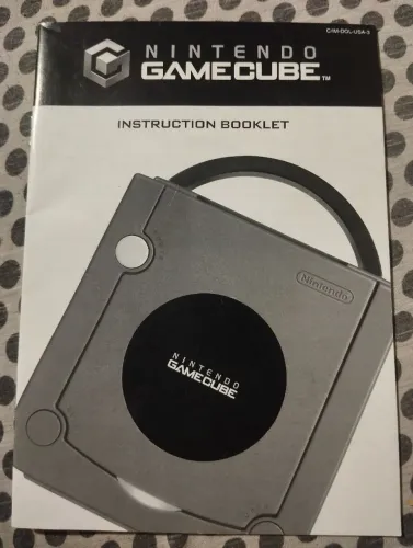 Manual de instrução game cube original