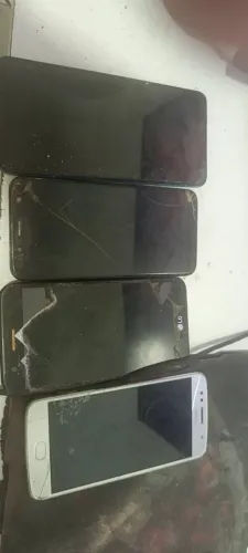 Lote Sucata Celular (2x Samsung, 1x LG, 1x Motorola) Para Peças