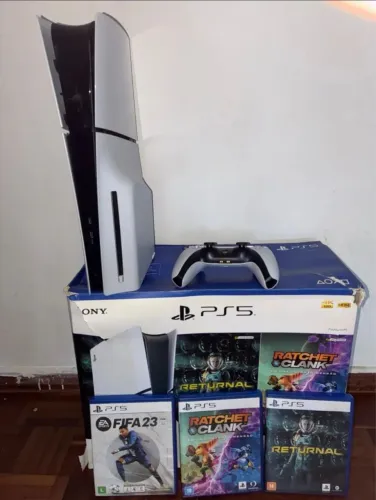 PlayStation 5  1TB  Slim mídia física 