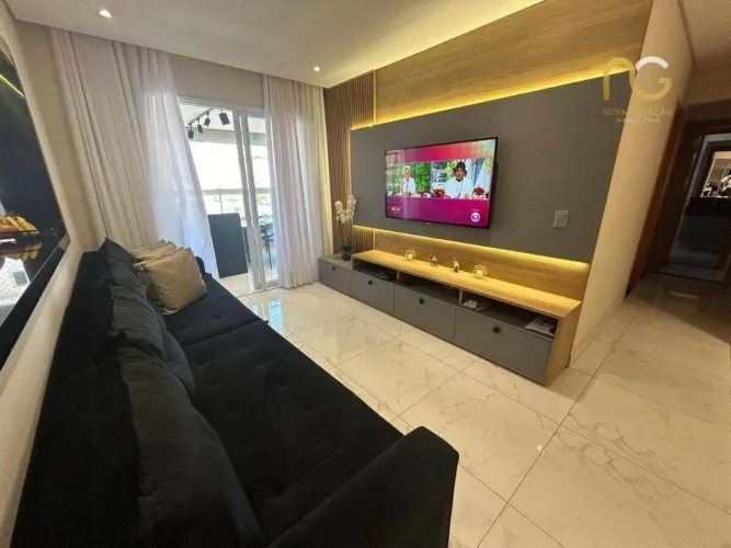 Apartamento à venda, 124 m² por R$ 1.800.000,00 - Canto do Forte - Praia Grande/SP