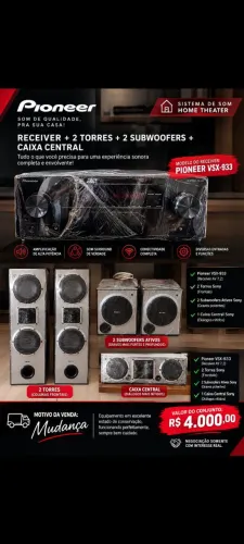 Conjunto de Home Theater