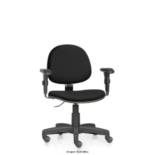 Cadeira secretária executiva Max - com braços reguláveis - base giratporia