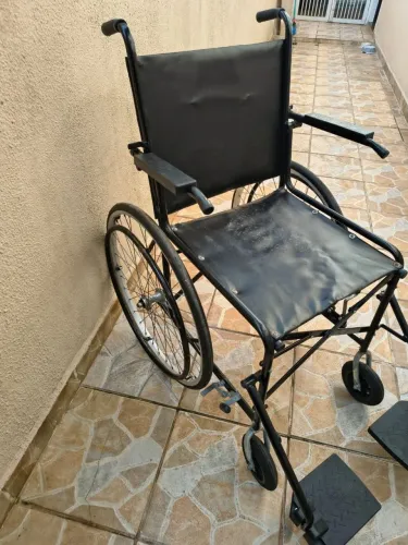 Cadeira de roda aro alumínio com pneu inflável Rx40 dune