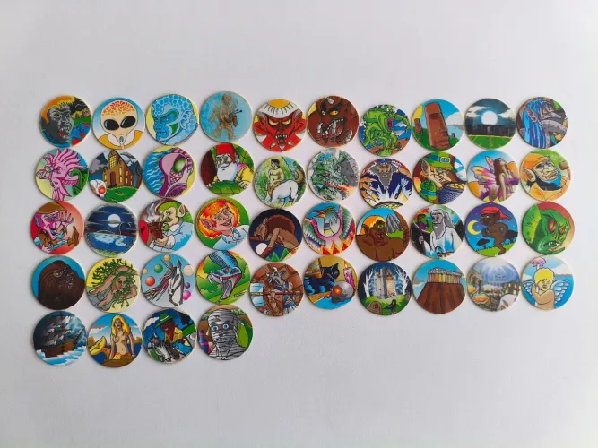 Tazos Buzzy Caps Original - Coleção Incompleta 