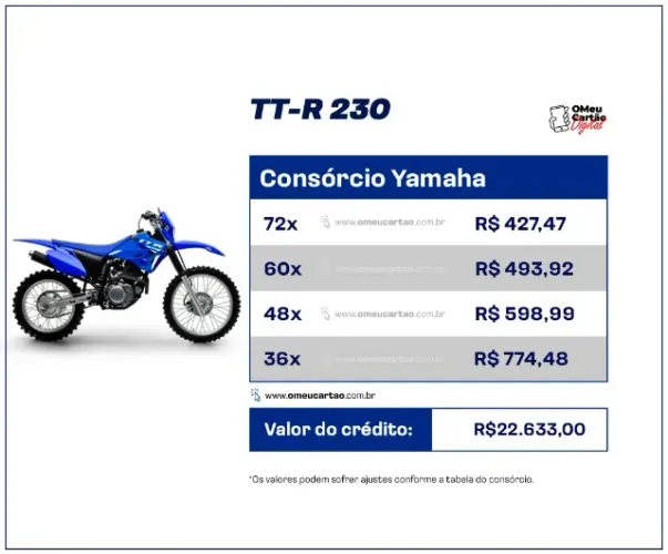 Consórcio TT-R 230 