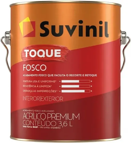 Tinta Suvinil toque fosco branco neve