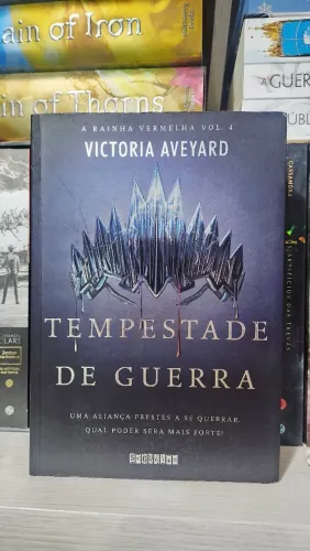 Livro Tempestade de Querra - Rainha Vermelha