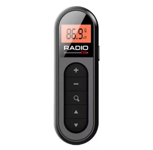 Mini rádio fm recarregavel