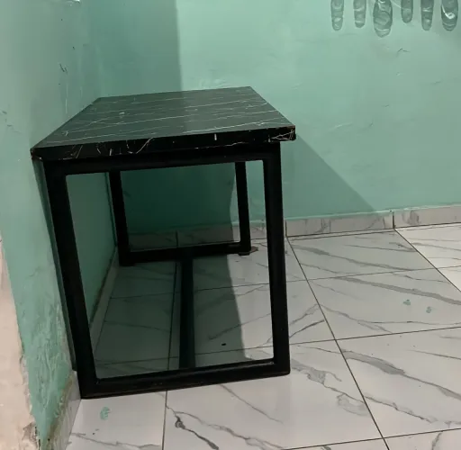 Mesa retangular montável