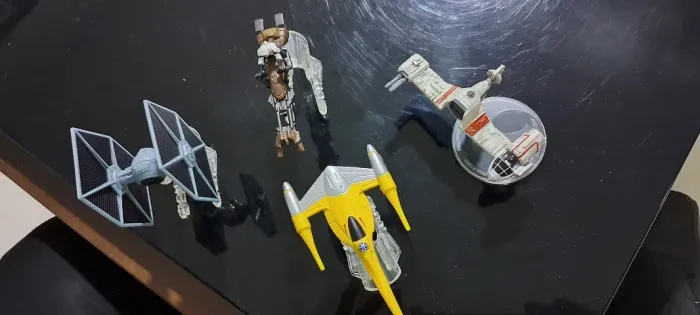 4 Naves coleção HotWhells Star Wars