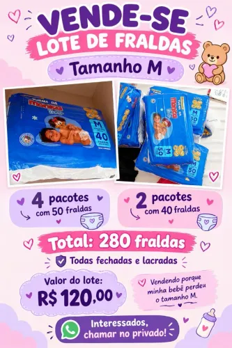 Vendo urgente, não serve no bebê