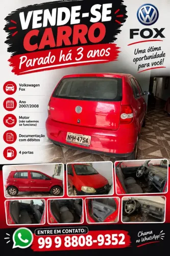 Volkswagen Fox City 1.0mi/ 1.0mi Total Flex 8V 3P 2008