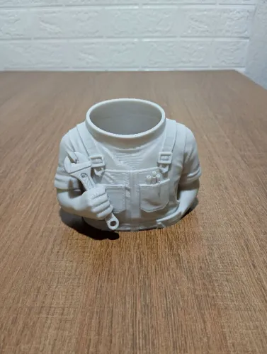 Suporte de lápis e canetas estilo mecânico