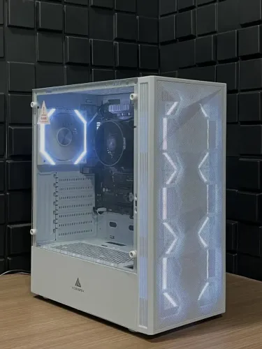 PC Gamer Ryzen 5 5600G, 16GB RAM, NVMe 512GB, Fonte MSI 550W, Gabinete Acegeek Morality