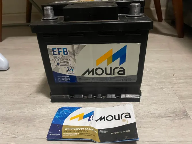 bateria Moura EFB 50 amperes